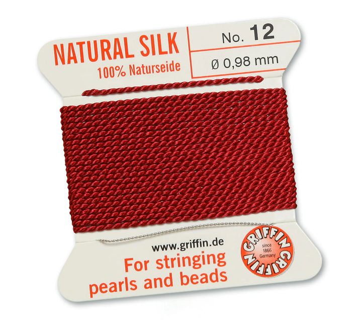 carded-bead-cord-10pieces-size-098mm-Natural Silk-Garnet-10612