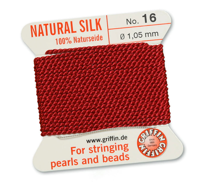 carded-bead-cord-10pieces-size-105mm-Natural Silk-Garnet-10616