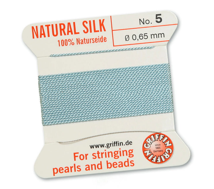 carded-bead-cord-10pieces-size-065mm-Natural Silk-Turquoise-11305