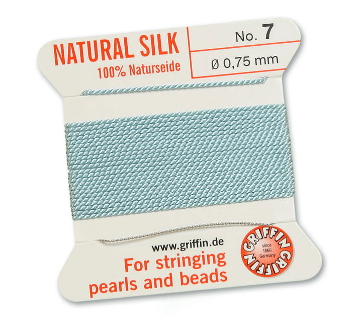 carded-bead-cord-10pieces-size-075mm-Natural Silk-Turquoise-11307