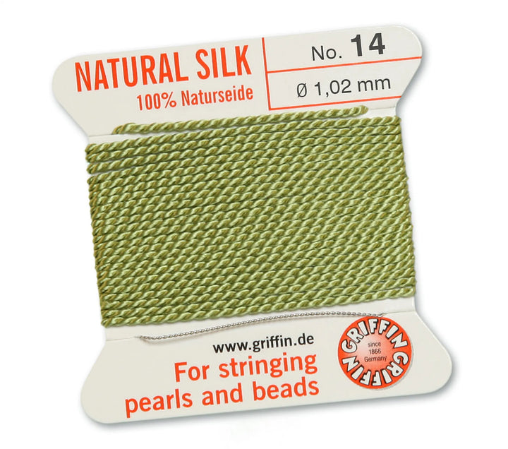 carded-bead-cord-10pieces-size-102mm-Natural Silk-Jade Green-11414