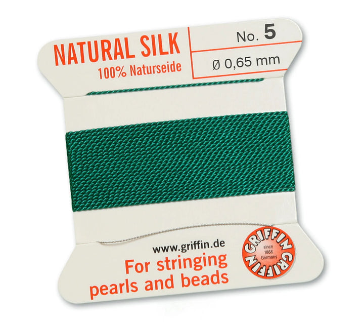 carded-bead-cord-10pieces-size-065mm-Natural Silk-Green-11505