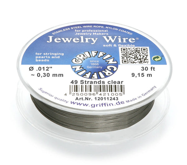 jewelry-wire-49-strands-clear-Approx. diameter 0.30 mm-9.15m-12011243