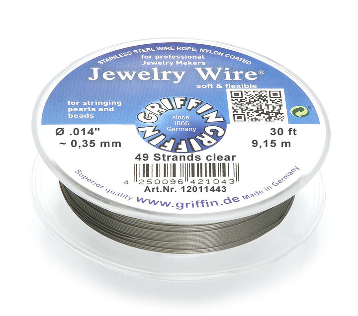 jewelry-wire-49-strands-clear-Approx. diameter 0.35 mm-9.15m-12011443