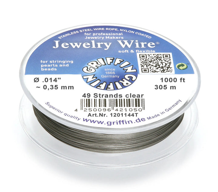 jewelry-wire-49-strands-clear-Approx. diameter 0.35 mm-305m-1201144T