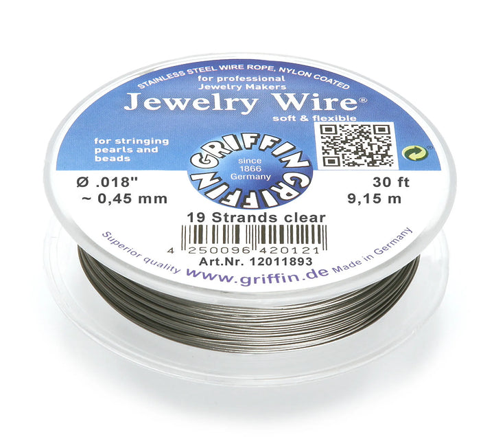 jewelry-wire-19-strands-clear-Approx. diameter 0.45 mm-9.15m-12011893