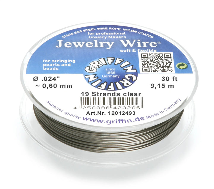 jewelry-wire-19-strands-clear-Approx. diameter 0.60 mm-9.15m-12012493
