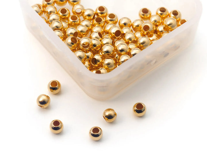crimp-beads-24K Gold Plated-Diameter Out. 1.8mm Ins. 0.8mm-600023X