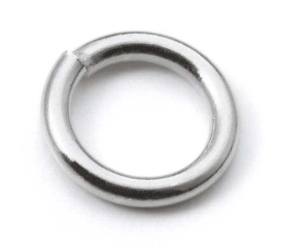 soldered-jump-rings-925 Sterling Silver-Diameter 4.0 mm Wire 0.8 mm-60010404C