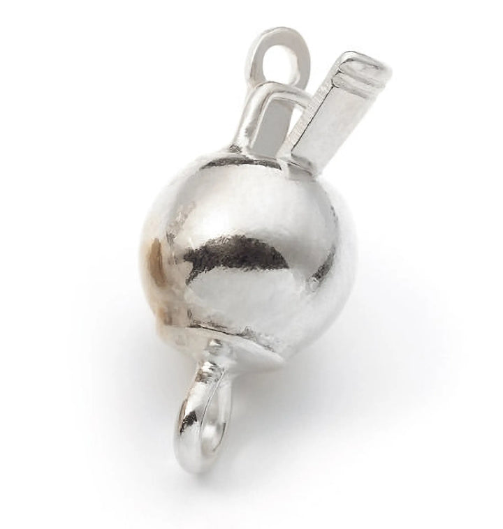 ball-snap-lock-clasp-925 Sterling Silver-diameter 10.0mm-60010610