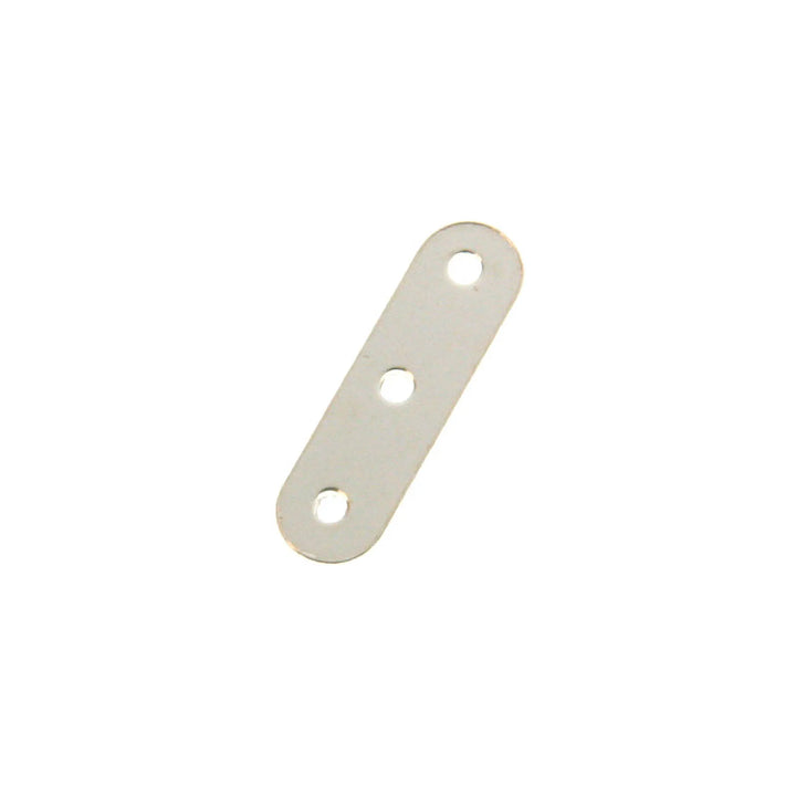 spacers-925 Sterling Silver-2 Holes, Length 9.0mm-60011302X