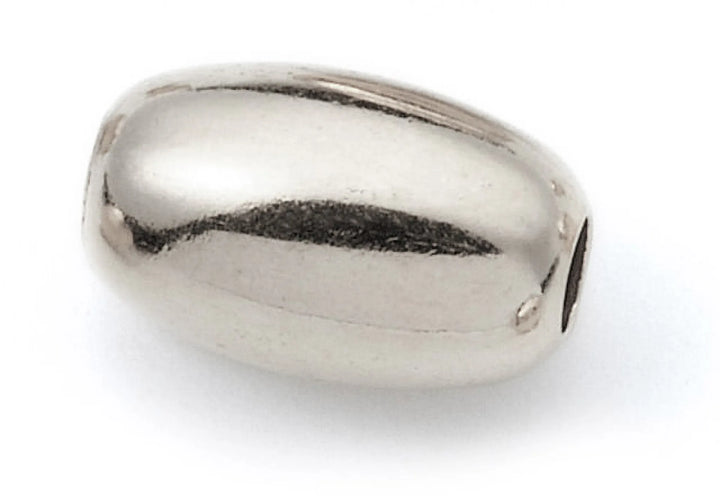 oval-beads-925 Sterling Silver-Diameter 3.0mm, Length 4.5mm-60011903X