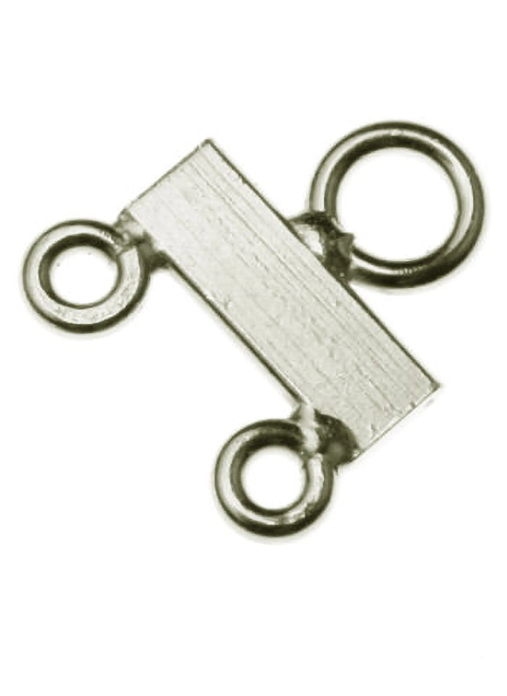 multi-strand-ends-925 Sterling Silver-2 Rows - 11.5mm-60012002V