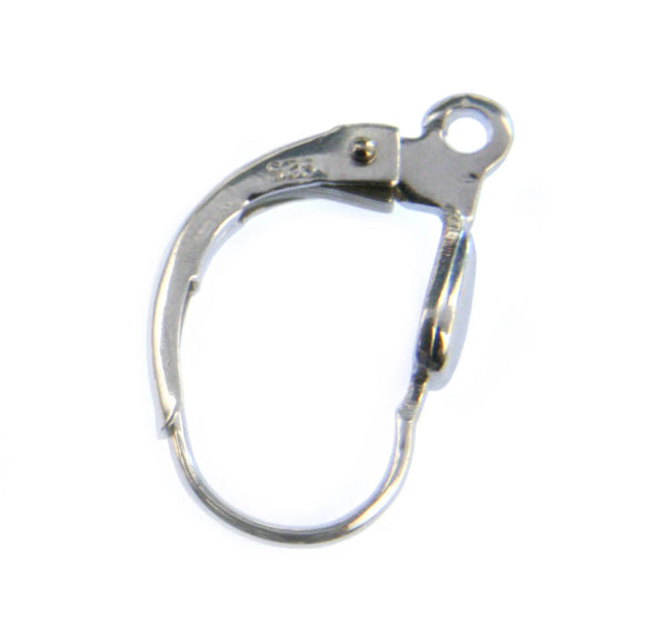 hinged-earwires-925 Sterling Silver-Length 15.0mm-600137152