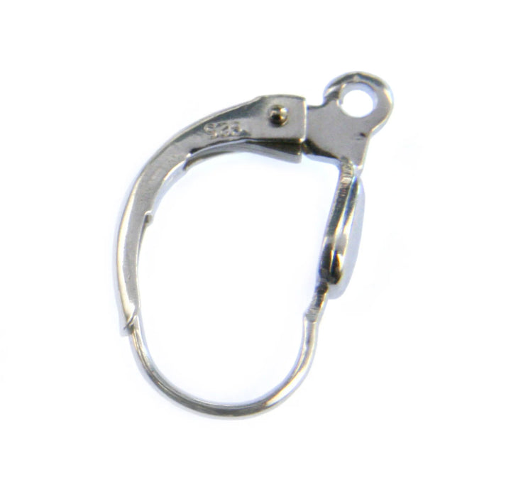 hinged-earwires-925 Sterling Silver-Length 15.0mm-600137152