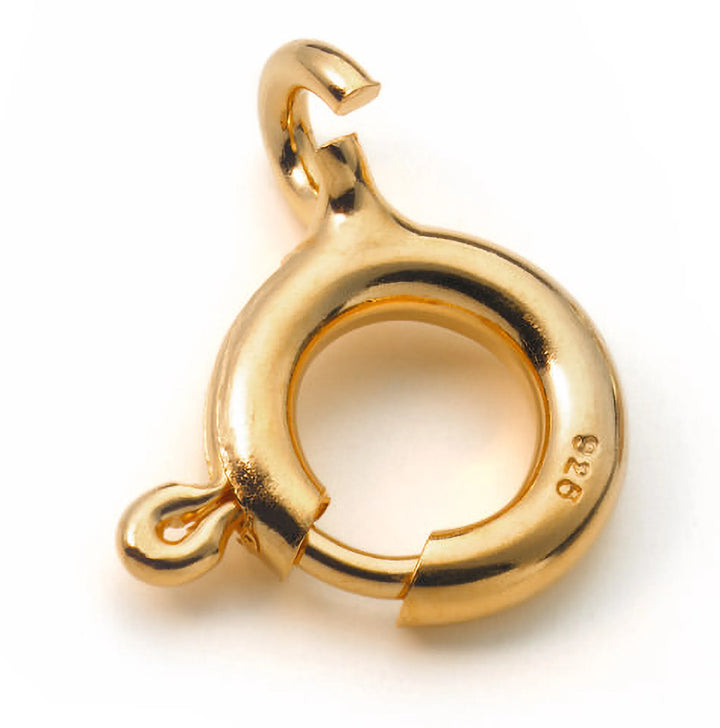 spring-rings-24K Gold Plated-8 mm-60020308C