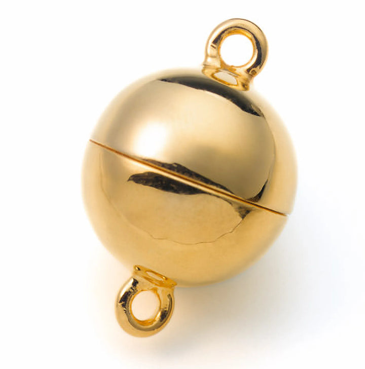magnetic-ball-clasps-24K Gold Plated-diameter 15.0mm-60020715V