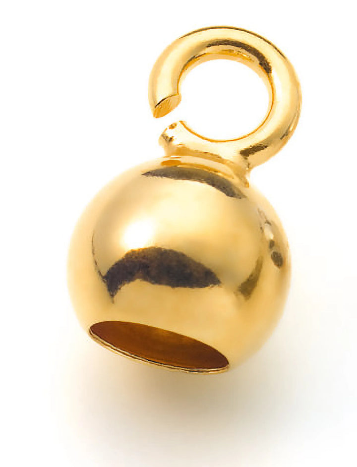 bell-caps-open-eye-24K Gold Plated-3.0mm-60020806X