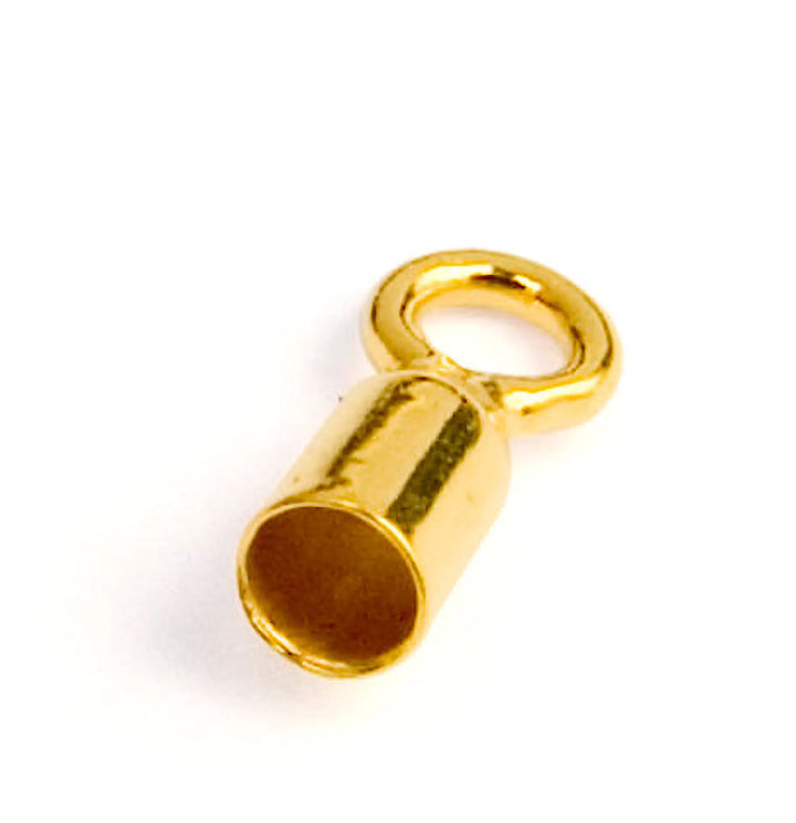 tube-ends-with-closed-eye-24K Gold Plated-diameter  2.0mm depth=0.4-60021402C
