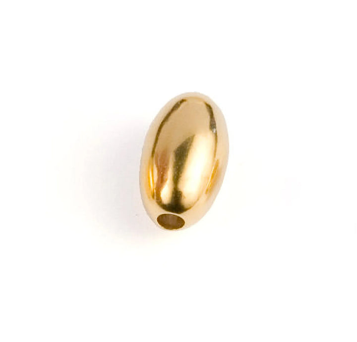 oval-beads-24K Gold Plated-Diameter 4.0mm, Length 6.8mm-60021904C
