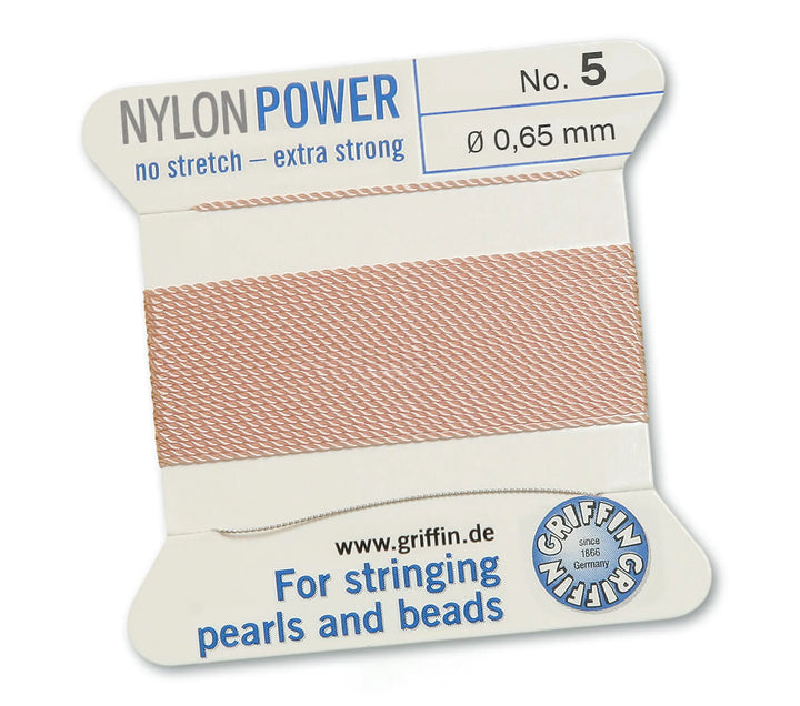 carded-bead-cord-10pieces-size-065mm-Nylon Power-Light Pink-70205