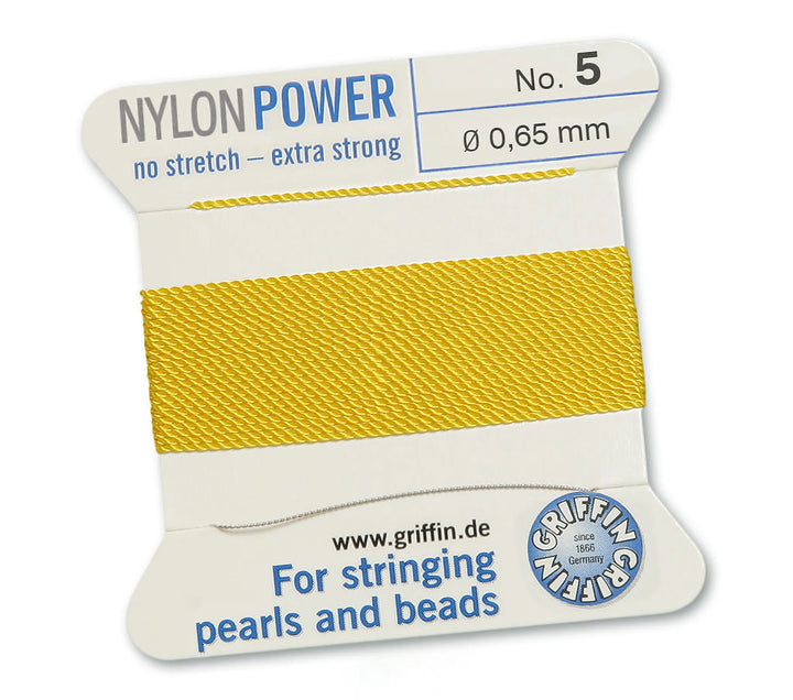 carded-bead-cord-10pieces-size-065mm-Nylon Power-Yellow-70705