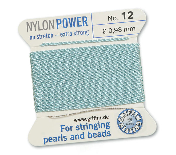 carded-bead-cord-10pieces-size-098mm-Nylon Power-Turquoise-71312