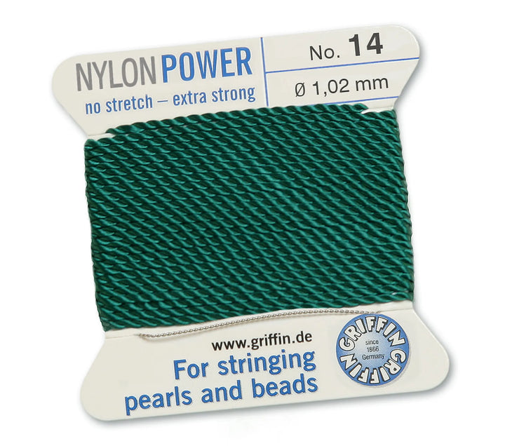 carded-bead-cord-10pieces-size-102mm-Nylon Power-Green-71514