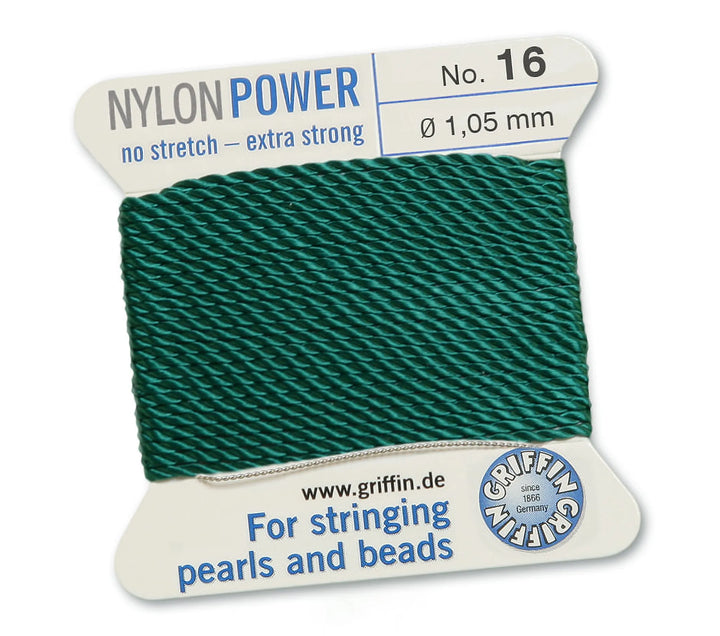carded-bead-cord-10pieces-size-105mm-Nylon Power-Green-71516