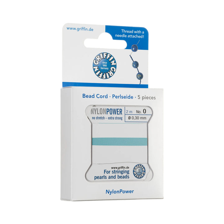 carded-bead-cord-5pieces-size-030mm-Nylon Power-Turquoise-71300V