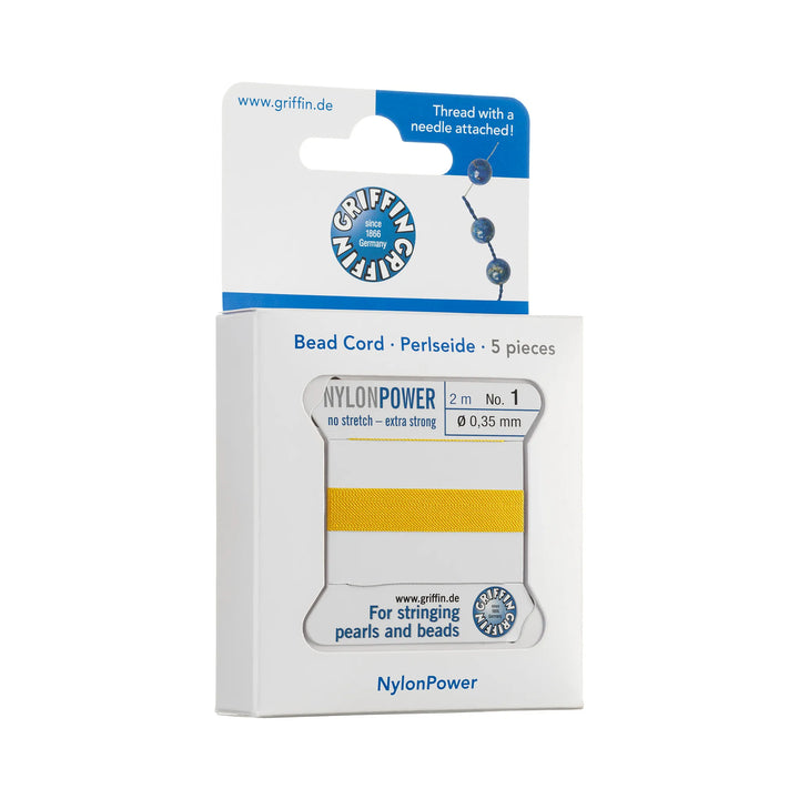 carded-bead-cord-5pieces-size-035mm-Nylon Power-Yellow-70701V