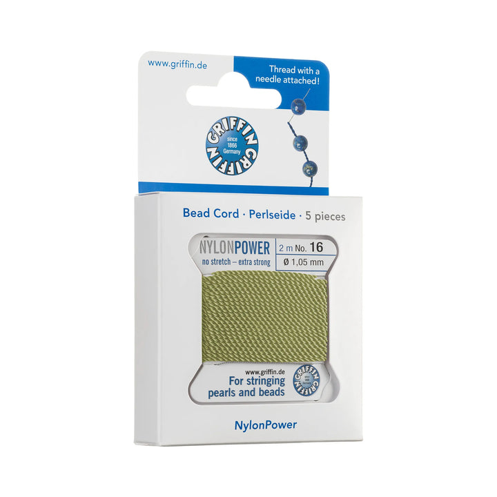 carded-bead-cord-5pieces-size-105mm-Nylon Power-Jade Green-71416V