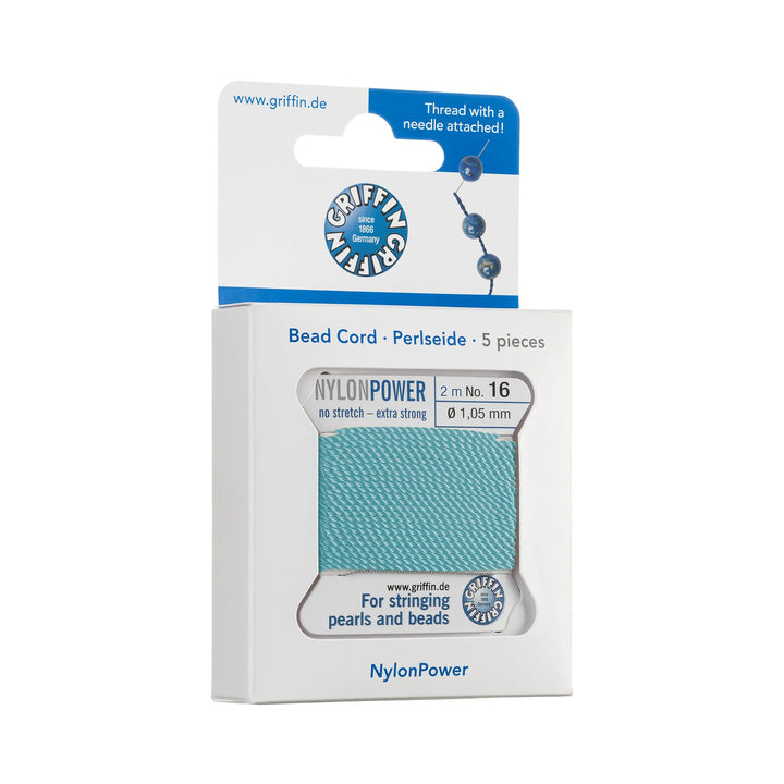 carded-bead-cord-5pieces-size-105mm-Nylon Power-Turquoise-71316V
