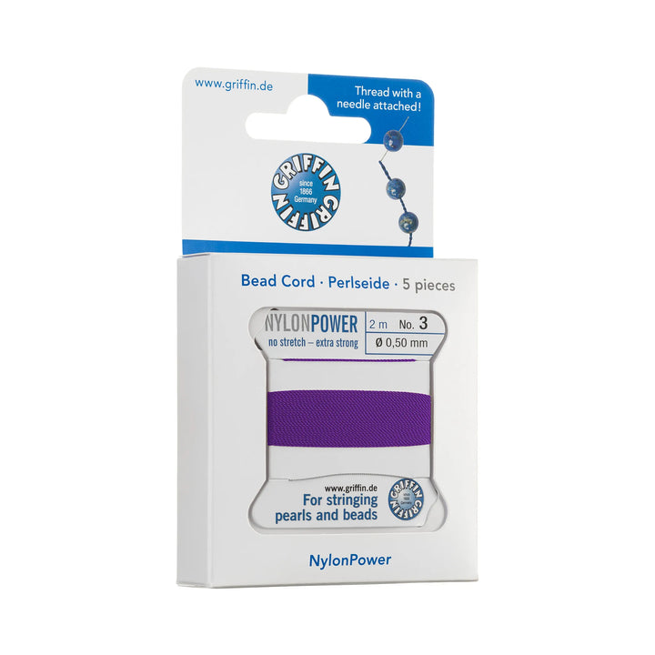 carded-bead-cord-5pieces-size-050mm-Nylon Power-Lilac-71103V