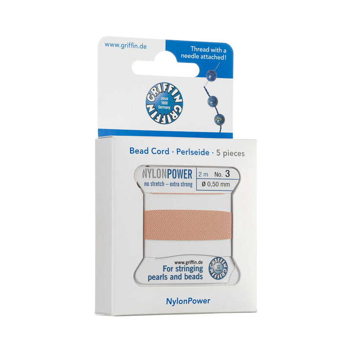 carded-bead-cord-5pieces-size-050mm-Nylon Power-White-70103V