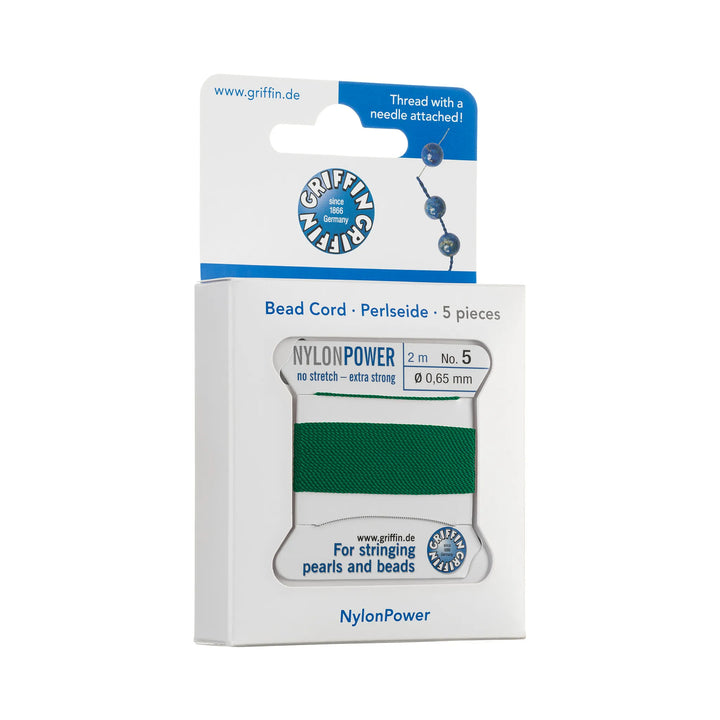 carded-bead-cord-5pieces-size-065mm-Nylon Power-Jade Green-71405V