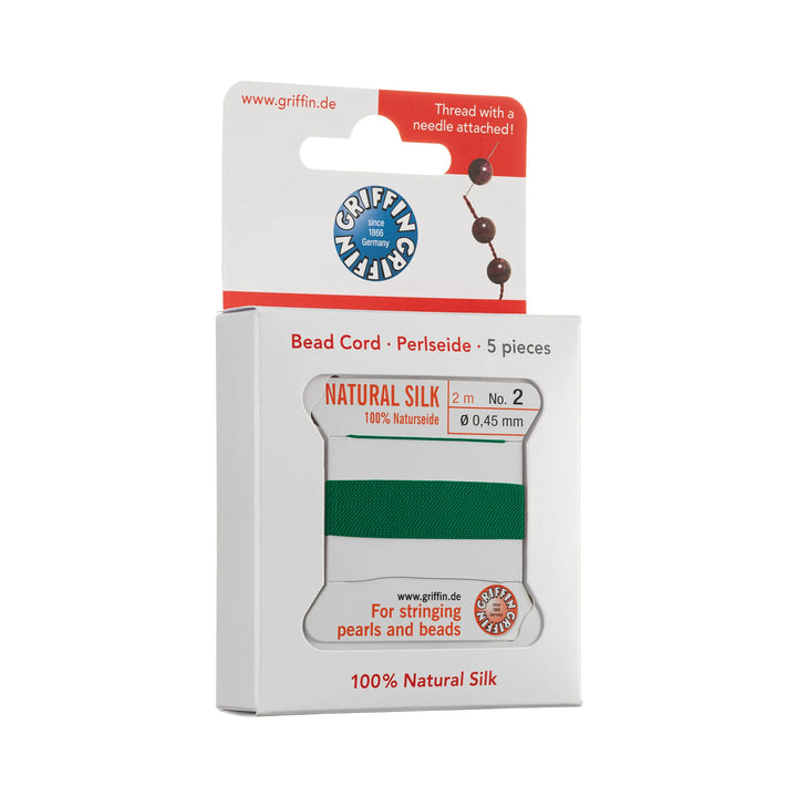 carded-bead-cord-5pieces-size-045mm-Natural Silk-Green-11502V