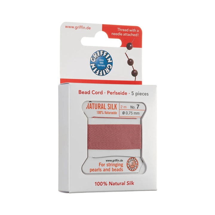 carded-bead-cord-5pieces-size-075mm-Natural Silk-Dark Pink-10307V